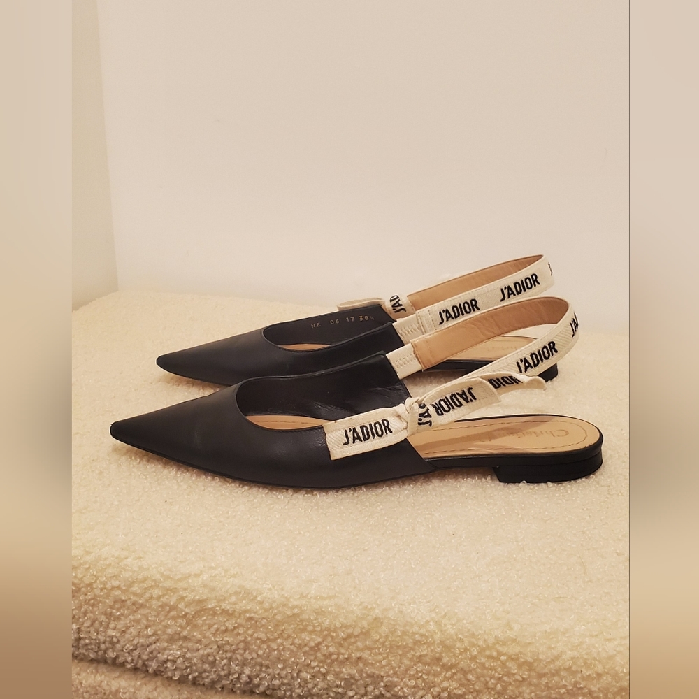 Christian Dior J'adior slingbacks flats shoes sandals